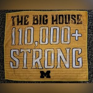Michigan 'The Big House' Rally Towel